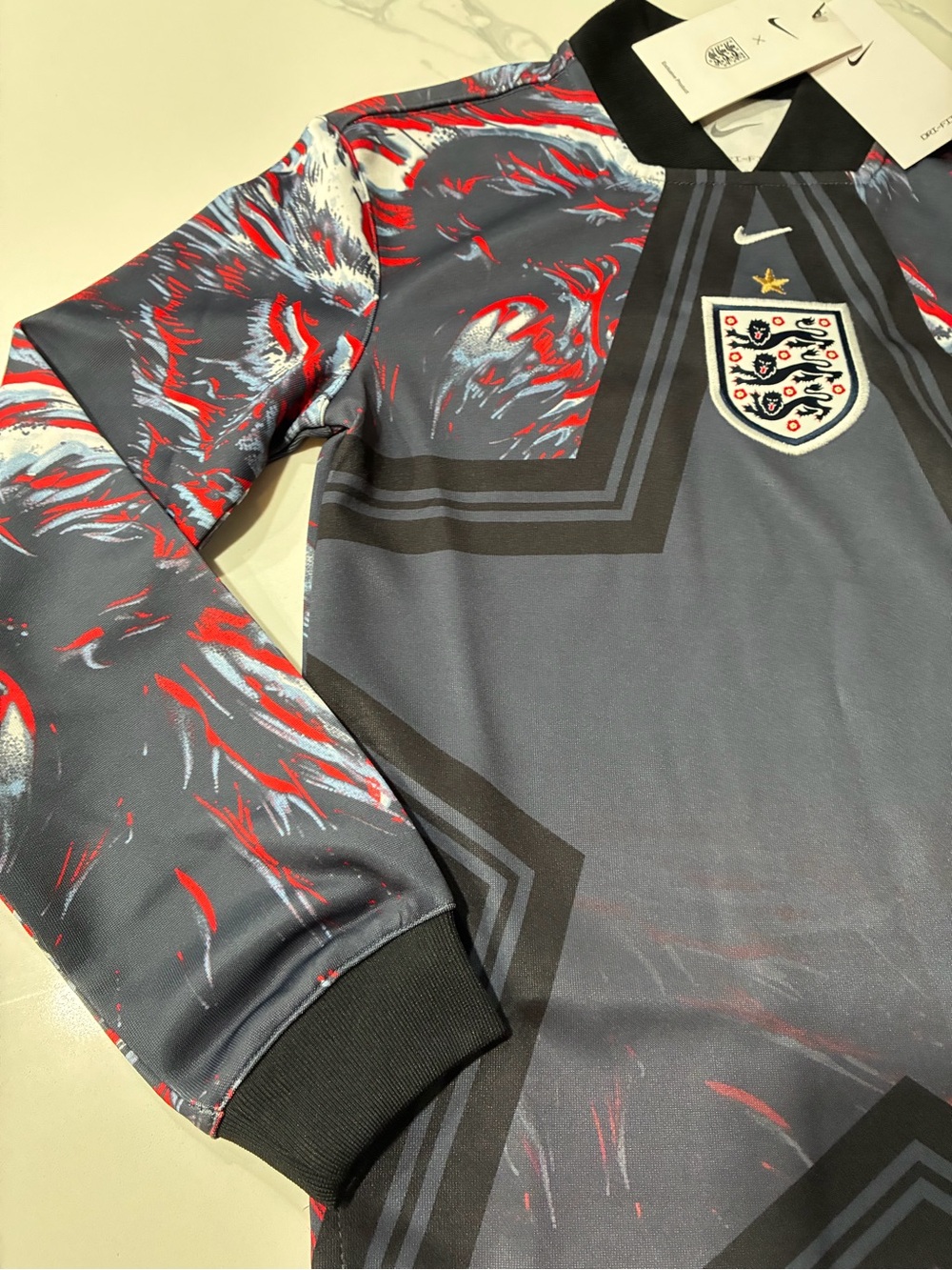 England National Football Team Youth Nike Long Sleeve (Small) Retail For $75 - Picture 7 of 16